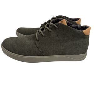 OluKai Nana Hele Wai’Apo Dusty Olive Canvas Chukka Shoe Water Resistant Sz 12M